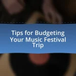 Tips for Budgeting Your Music Festival Trip